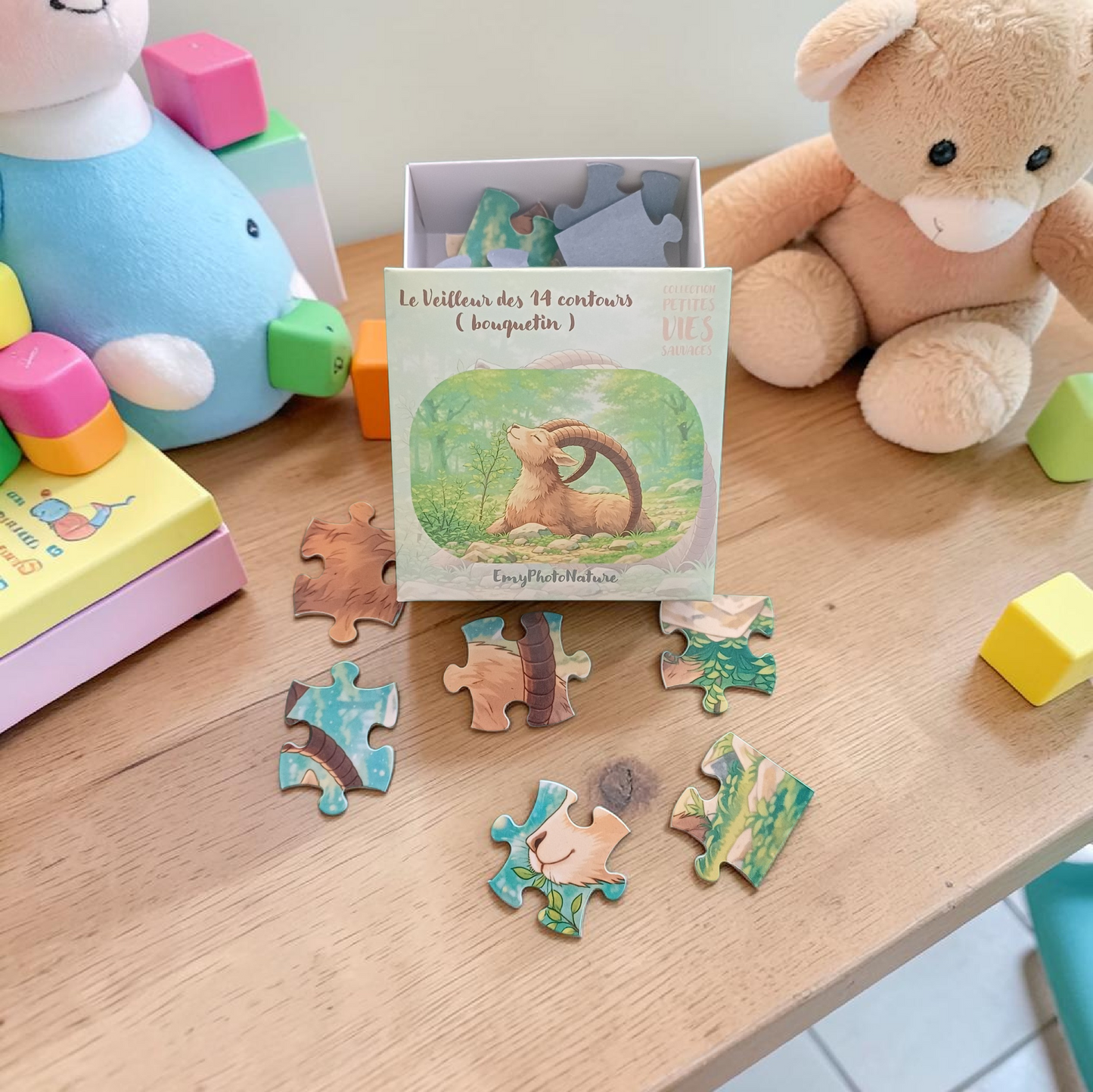 puzzle nature, pour enfants 4-6 ans, 35 pieces, nature et decouverte, jeux de consctruction pour enfants .jeux calme 